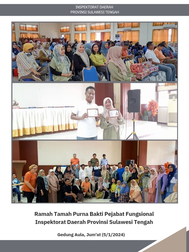  Ramah tamah purna bakti pejabat fungsional Inspektorat Daerah Provinsi Sulawesi Tengah