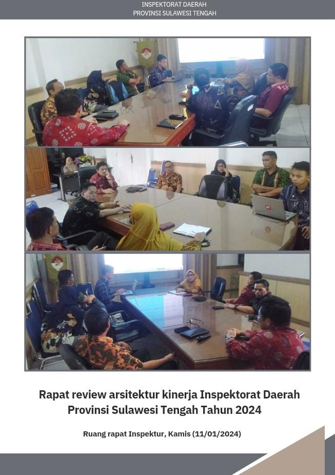  Rapat Review Arsitektur Kinerja Inspektorat Daerah Provinsi Sulawesi Tengah Tahun 2024