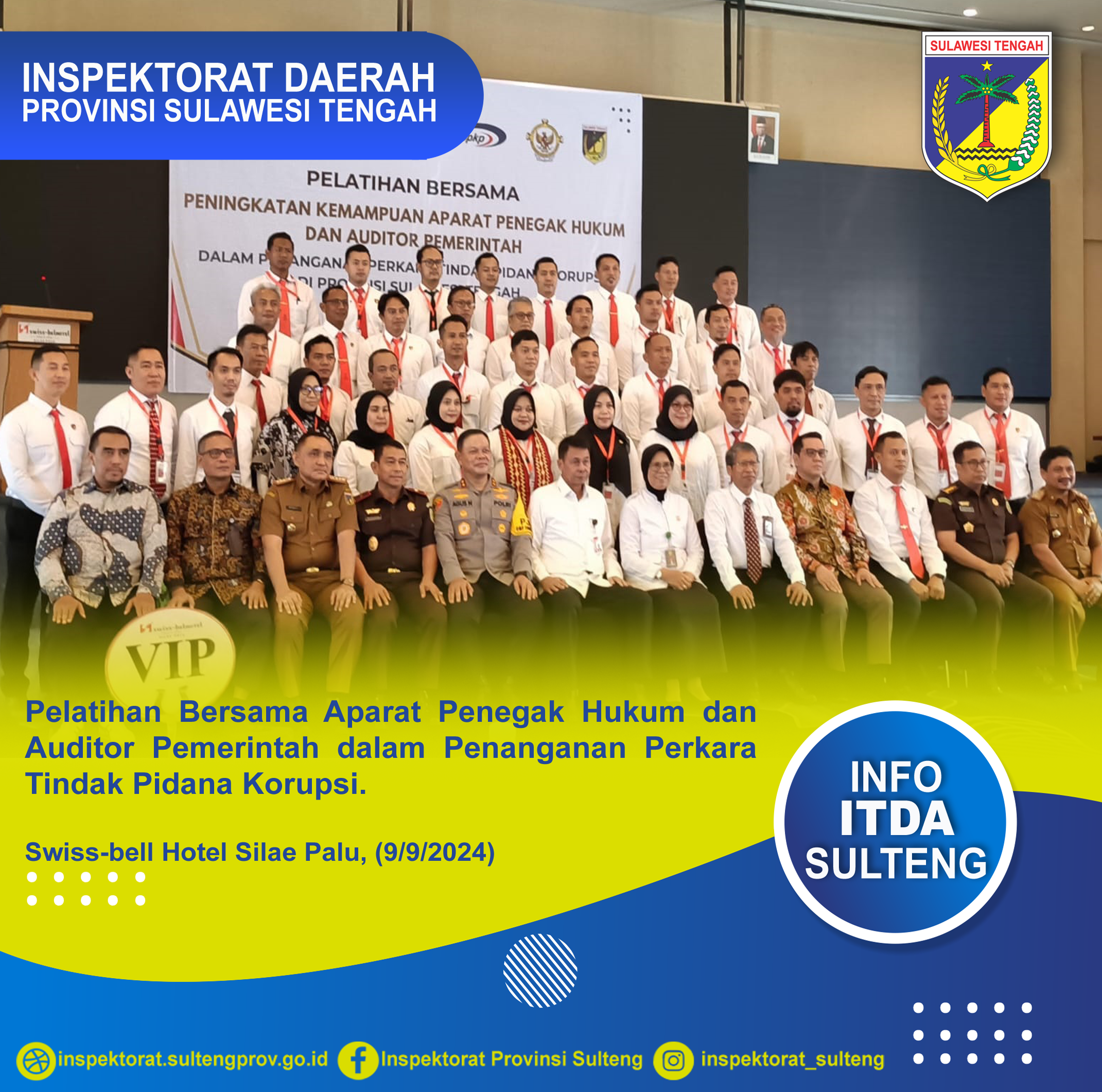  Pelatihan Bersama Aparat Penegak Hukum dan Auditor Pemerintah